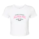 Alpha Phi Tennis Graphic Parent's Weekend Shirt 2