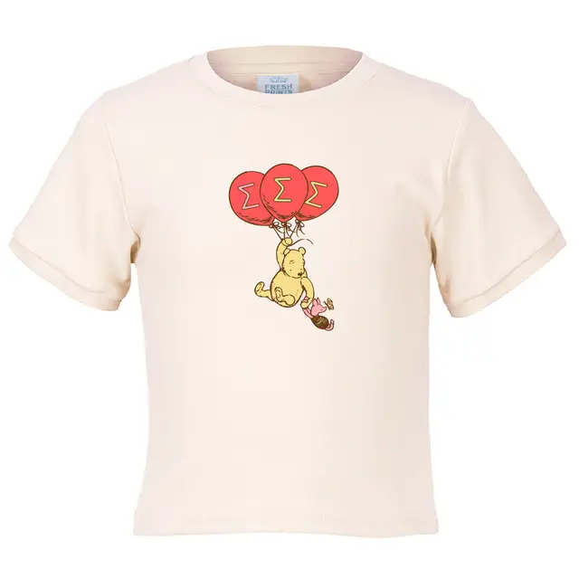 Sigma Sigma Sigma Pooh and Piglet with Balloon PR Shirt 2
