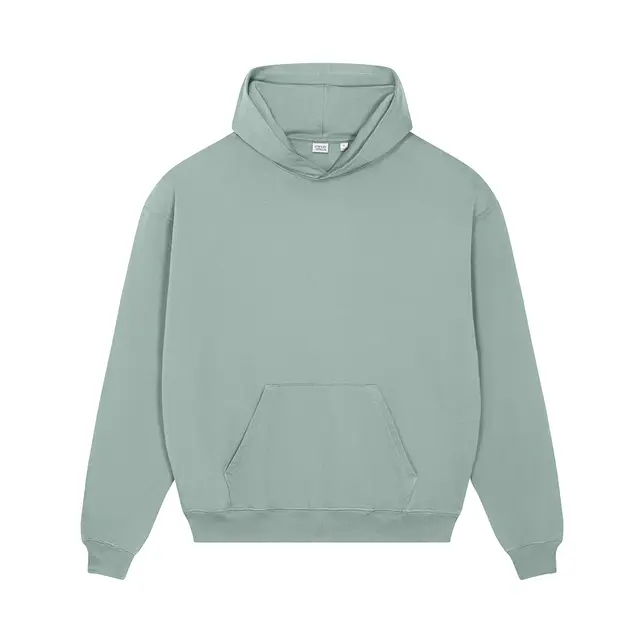 Stanley/Stella Unisex Cooper Dry Hooded Sweatshirt Aloe Front