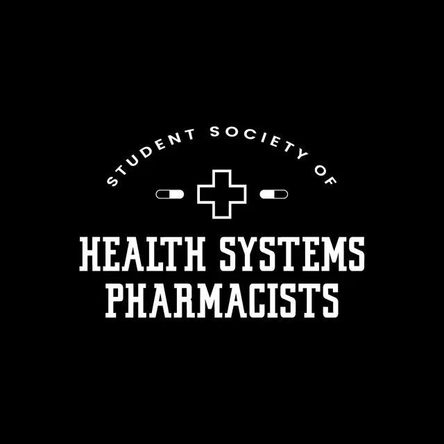 Student Society of Health Systems Pharmacists Bold Text PR Shirt