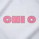 Chi Omega Star Block Lettering PR Shorts