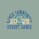 Dance Community Vintage Block Font PR Crewneck