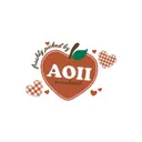 Alpha Omicron Pi Apple Heart Recruitment Shirt