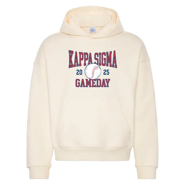 Kappa Sigma Baseball Graphic Game Day Hoodie 2