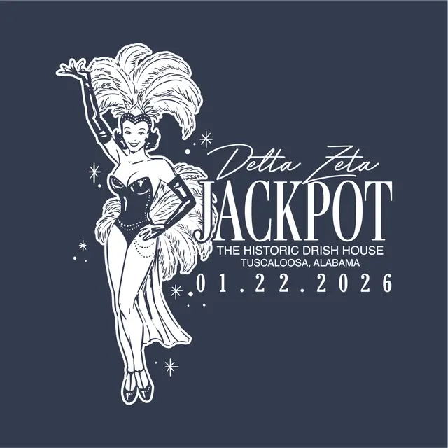 Delta Zeta Showgirl Flair Formal Shirt