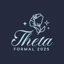 Kappa Alpha Theta Floral Script Formal Crewneck