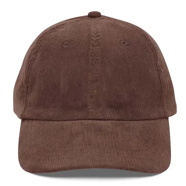 Big Accessories Corduroy Cap ba703 Brown Front