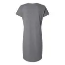 Ladies' V-Neck Cover-Up Granite Heather Back