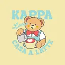 Kappa Kappa Gamma Cute Latte Bear Philanthropy Shirt