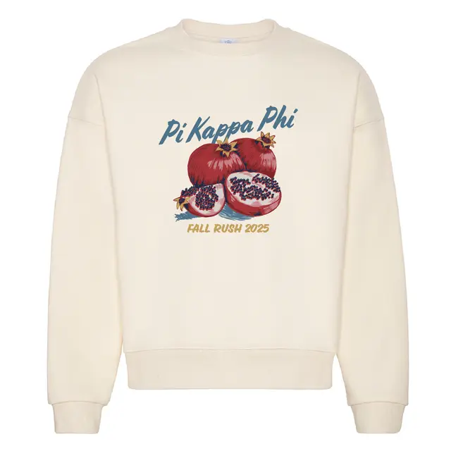 Pi Kappa Phi Pomegranate Art Rush Crewneck 2