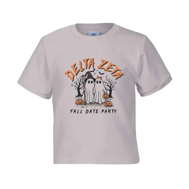 Delta Zeta Ghosts Halloween Themed Date Party Shirt 2