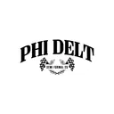Phi Delta Theta Bold Text and Flags Semi Formal Shirt