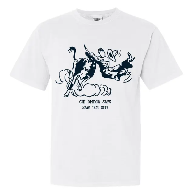 Chi Omega Rodeo Bull Rider PR Shirt 2