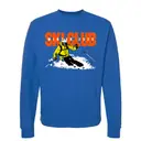 Ski Club Skier Illustration Winter PR Crewneck 2
