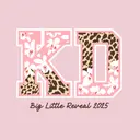 Kappa Delta Floral Leopard Big Little Reveal Shirt