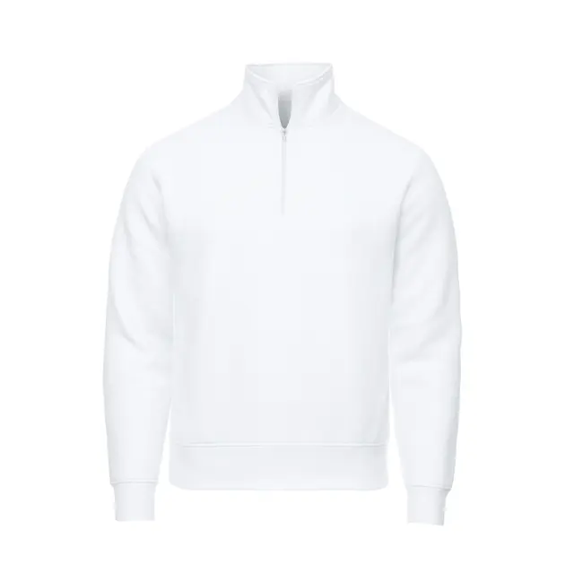 Sport-Tek Fleece-Lined Colorblock Jacket JST81 White Front