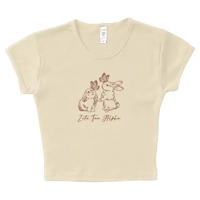 Zeta Tau Alpha Whimsical Bunnies PR Shirt 2