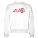 Kappa Alpha Theta Plaid Text with Vintage Girl Parents Weekend Crewneck-2