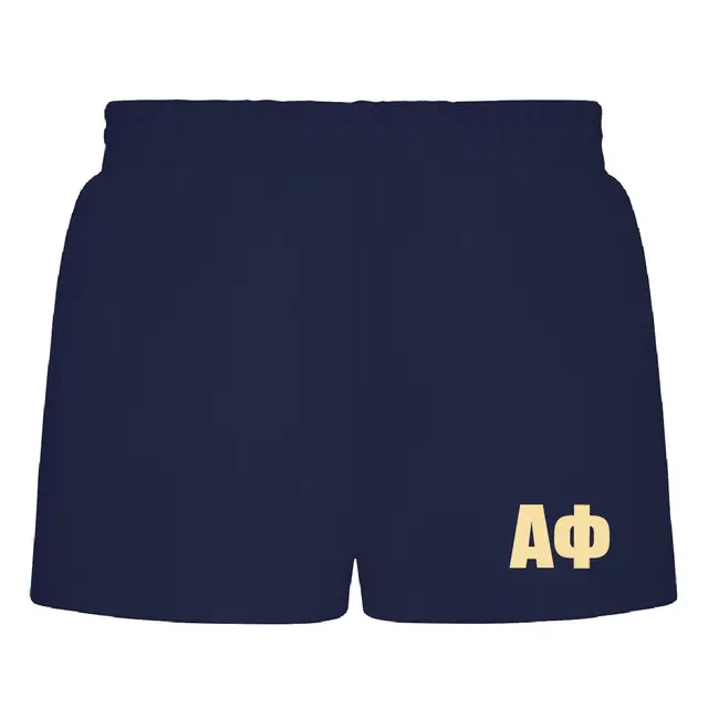 Alpha Phi Bold Block Letters PR Shorts 2