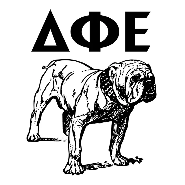 Delta Phi Epsilon Bulldog Graphic PR Shirt
