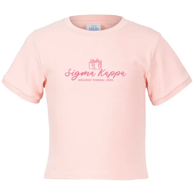 Sigma Kappa Gift Box Script Holiday Formal Shirt 2