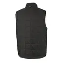 Customizable Charles River Men's Radius Quilted Vest 9535 Black with Grey Back