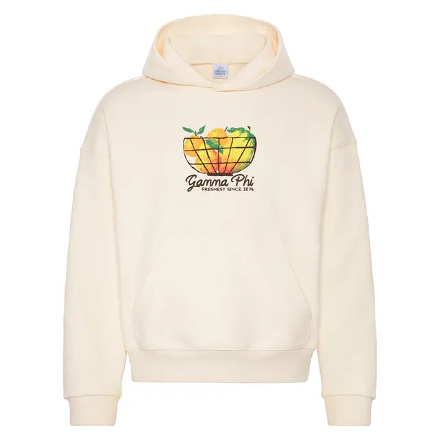 Gamma Phi Beta Fruit Basket Illustration PR Hoodie 2