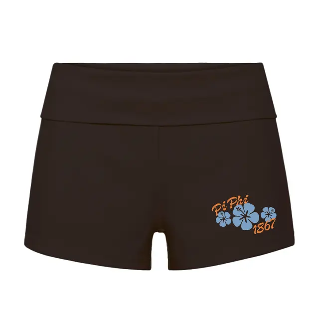 Pi Beta Phi Floral Illustration PR Shorts 2