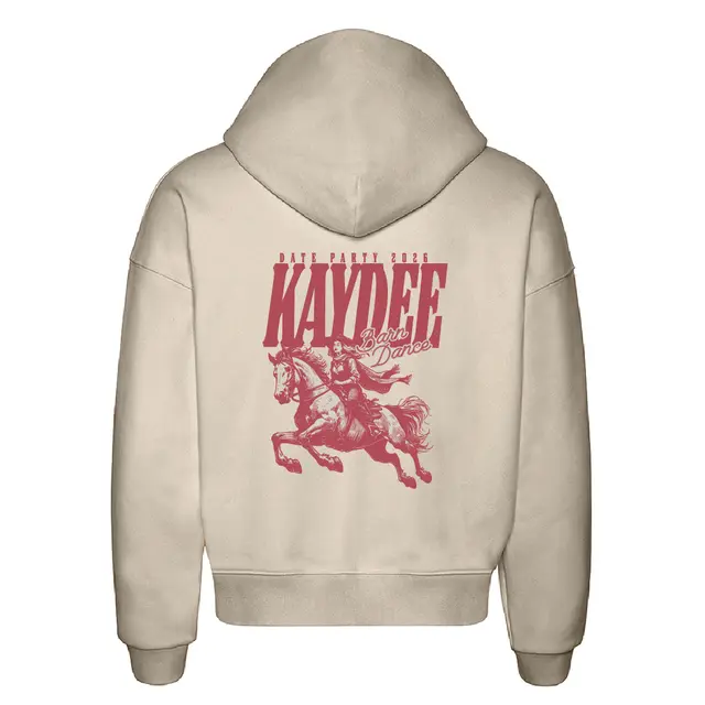 KAYDEE Equestrian Illustration Date Party Hoodie 2