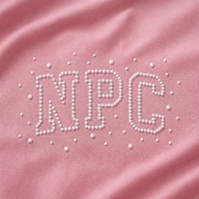 National Panhellenic Conference Dotted Outline Text PR Shirt