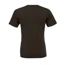 Unisex Jersey Tee Brown Back