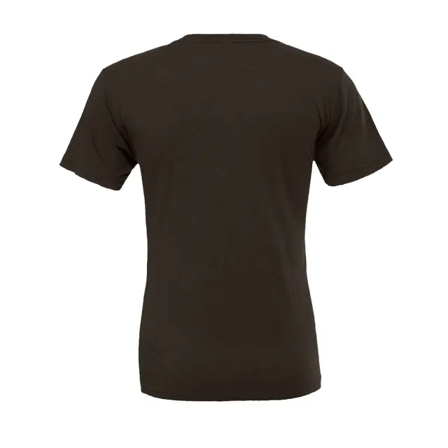 Unisex Jersey Tee Brown Back