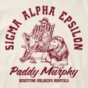 Sigma Alpha Epsilon Skeleton Lion Philanthropy Crewneck