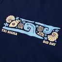 Sigma Sigma Sigma Seashell Wave Bid Day Tank