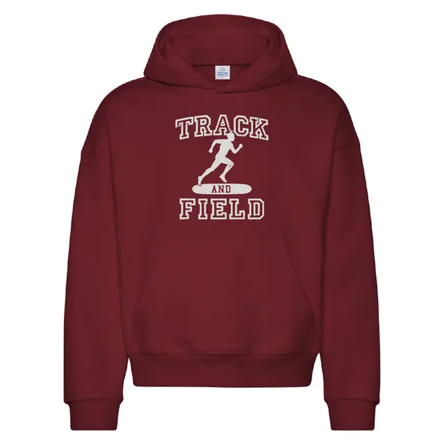 Track and Field Runner Graphic PR Hoodie 2