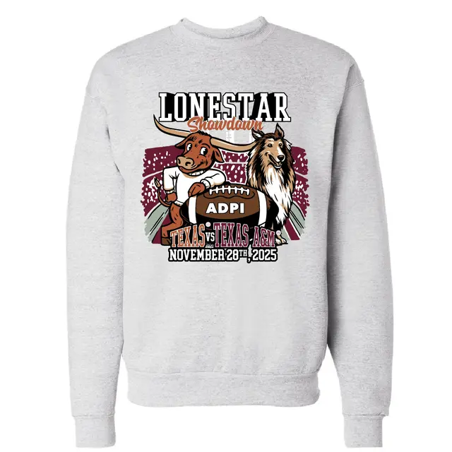 Alpha Delta Pi Longhorn and Collie Game Day Sweater 2