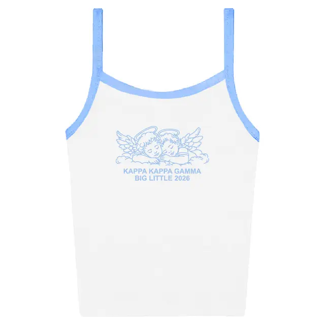 Kappa Kappa Gamma Angel Graphic Big Little Reveal Tank 2