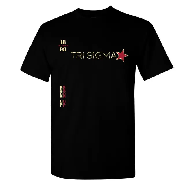 Sigma Sigma Sigma Star Accent PR Shirt 2