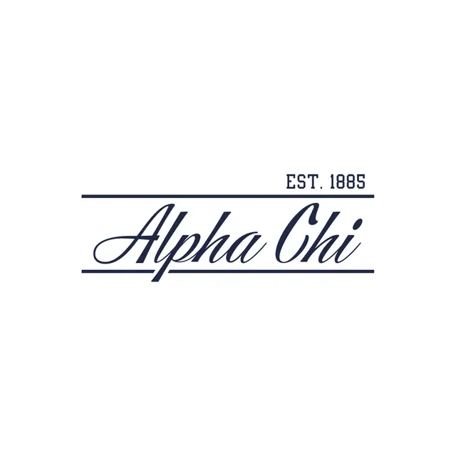 Alpha Chi Omega Classic Script and Bold Line PR Sweater