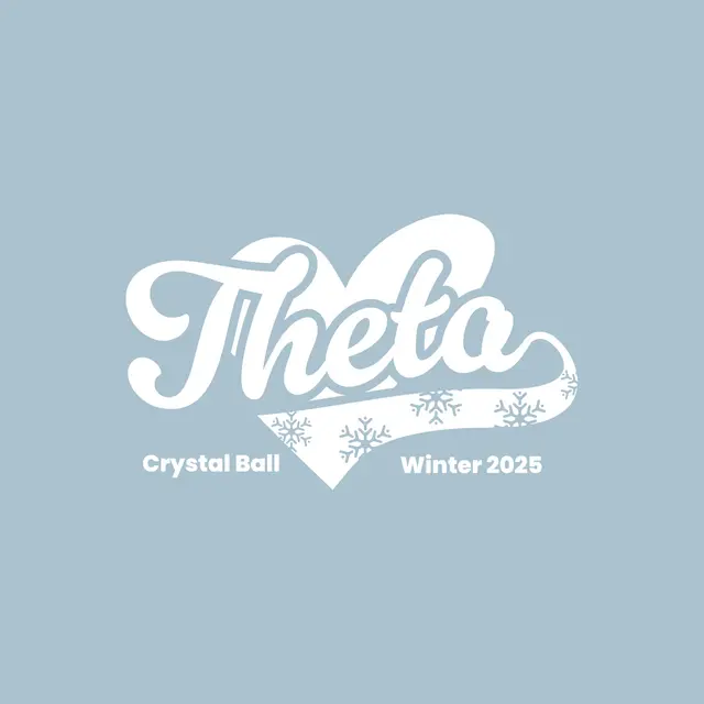 Kappa Alpha Theta Heart Snowflake Winter Holiday Formal Hoodie