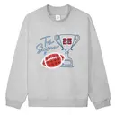 Sigma Sigma Sigma Plaid Football and Trophy Game Day Crewneck 2