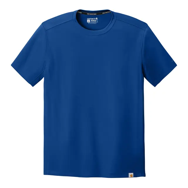 Customizeable Carhartt Sun Defender™ Short Sleeve T-Shirt CT106868 Royal Glass Blue Front