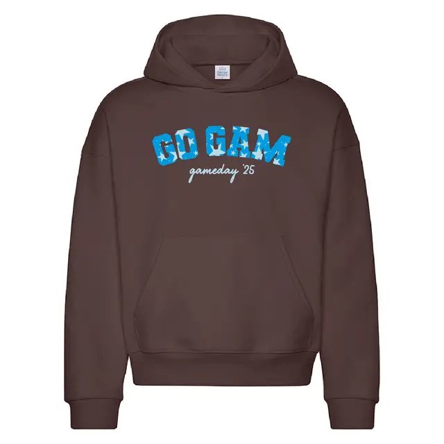 Alpha Gamma Delta Starry Blue Gameday Hoodie 2