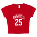 Women’s Soccer Sisters Who Score Bold Text PR Shirt 2