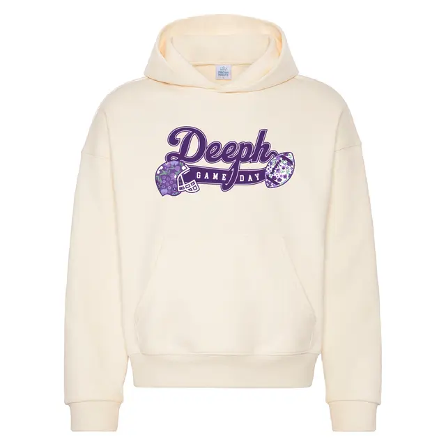 Delta Phi Epsilon Floral Helmet Game Day Hoodie 2