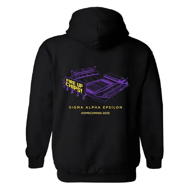Sigma Alpha Epsilon Stadium Graphic PR Hoodie 2