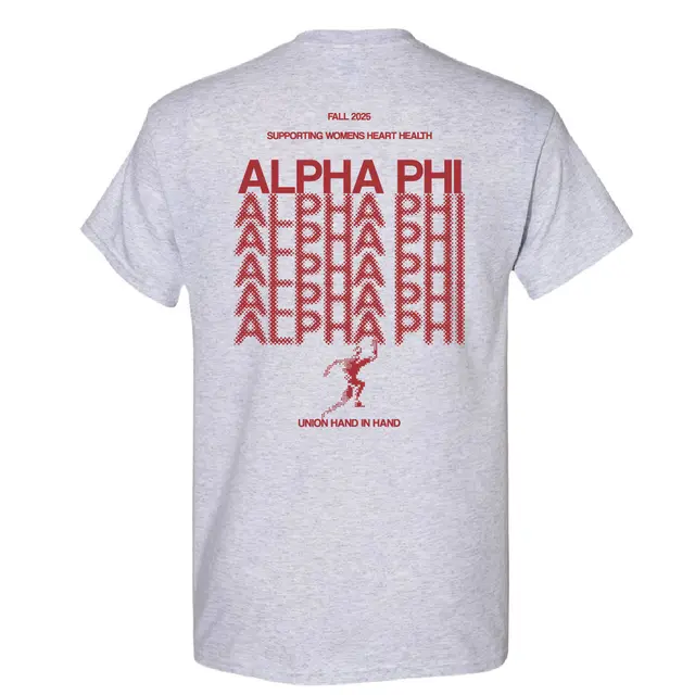 Alpha Phi Dot Pattern Philanthropy Shirt 2