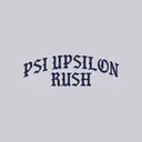 Psi Upsilon Gothic Font Rush Hoodie