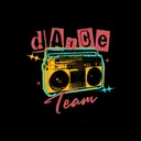 Dance Team Boombox Graphic PR Hoodie
