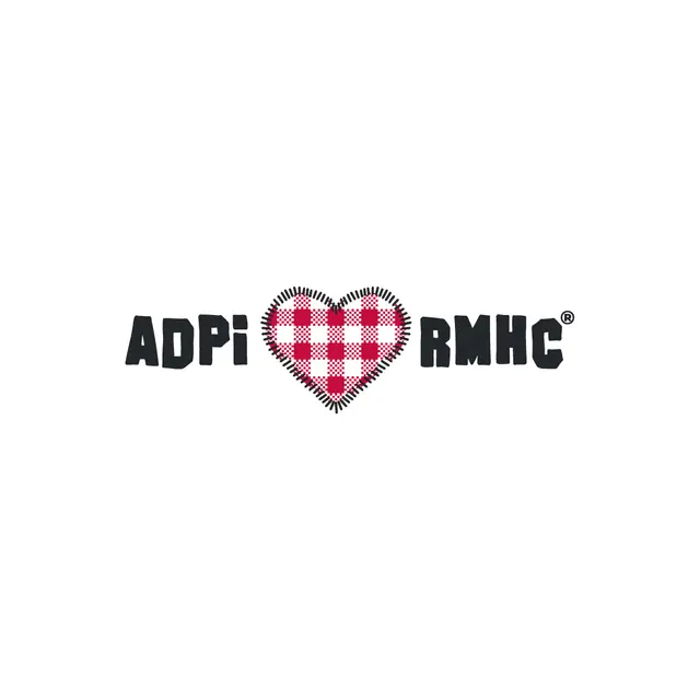 Alpha Delta Pi Gingham Heart Philanthropy Shirt